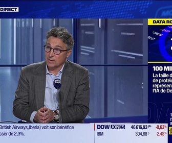 Replay BFM Bourse - La Data Room : 100 millions = le nombre de protéines représentées en 3D par l'IA de DeepMind, qui a valu le Prix nobel de chimie à Demis Hassabis en 2024 - 07/11