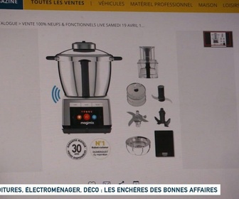 Replay Un jour, un doc - Voitures, électroménager, déco : les enchères des bonnes affaires