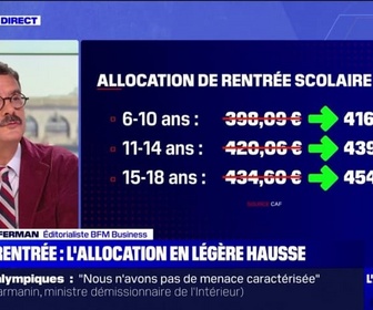 Replay La chronique éco - Allocation de rentrée scolaire: une revalorisation de 4,6% en un an