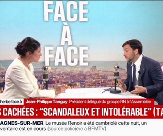 Replay Face à Face - Port du voile: C'est Marine Le Pen qui annoncera dans les mois à venir précisément ce qu'on proposera, déclare Jean-Philippe Tanguy (RN)
