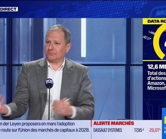 Replay BFM Bourse - La Data Room : 12,6 mds $ = le montant des rachats d'actions au T4 2025 par Amazon, Alphabet, Microsoft, Meta, et Oracle, un plus bas depuis 2018 - 11/02