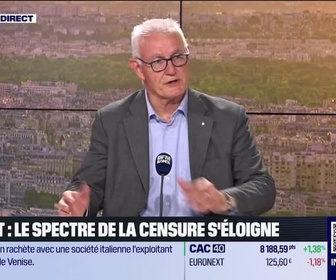 Replay Le 18/19 d'Hedwige Chevrillon - Daniel Baal (Crédit Mutuel) : Budget, le spectre de la censure s'éloigne - 16/10