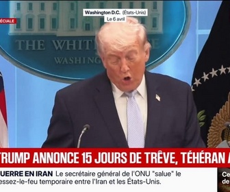 Replay BFM Première - Guerre au Moyen-Orient: les dernières heures avant l'annonce du cessez-le-feu en Iran