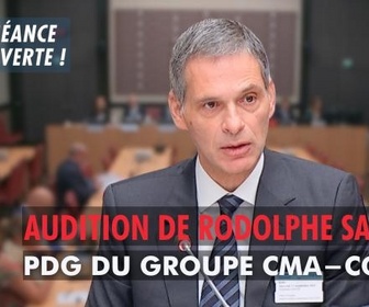 Replay La séance est ouverte ! - Audition de Rodolphe Saadé, PDG du groupe CMA-CGM - 17/09/2025