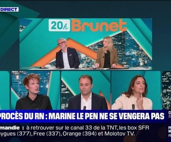 Replay 20h Brunet - Le Pen : ce procès, une forme de souffrance - 27/11