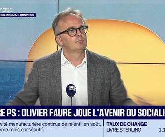 Replay Good Morning Business - La tribune politique : Primaire PS, Olivier Faure joue l'avenir du socialisme - 31/08