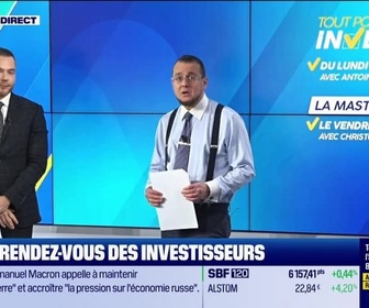 Replay Tout pour investir, la masterclass - Agenda économique de la semaine prochaine - 05/12