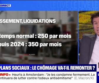 Replay La chronique éco - Multiplication des plans sociaux: faut-il craindre une hausse du chômage?