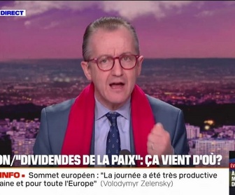 Replay 20H BFM - LE CHOIX DE CHRISTOPHE - Emmanuel Macron et les dividendes de la paix, d'où ça vient ?