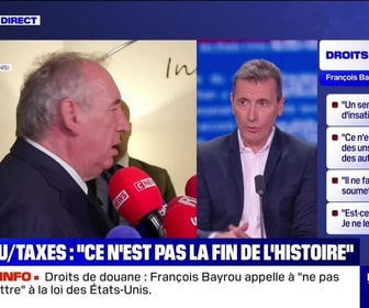 Replay BFM Story - Story 1 : Bayrou/Taxes, Un sentiment d'insatisfaction - 31/07