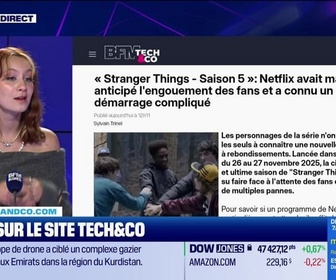 Replay Tech & Co, la quotidienne - À lire sur le site Tech&Co : Stranger Things - Saison 5, Netflix avait mal anticipé l'engouement des fans et a connu un démarrage compliqué, par Salomé Ferraris - 27/11