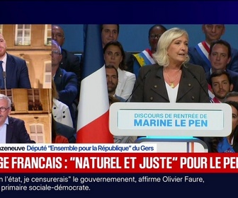 Replay BFM Grand Soir - Priorité nationale : retour aux fondamentaux pour Le Pen - 13/09