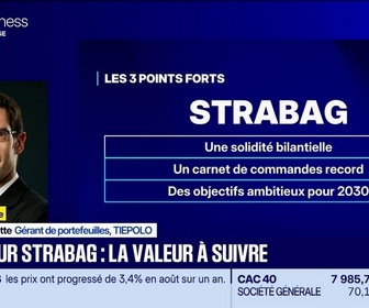 Replay BFM Bourse - Valeur ajoutée : Ils apprécient Strabag - 30/09