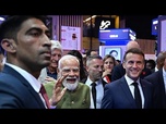 Replay Macron et Modi visitent le pavillon indien à VivaTech
