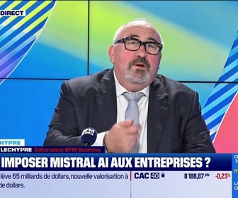 Replay Good Morning Business - Emmanuel Lechypre face à Jean-Marc Daniel : Faut-il imposer Mistral AI aux européens ? - 29/05