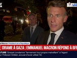 Replay BFM Première - Il ne peut pas y avoir de double standard: Emmanuel Macron évoque ses propos sur la situation à Gaza et en Cisjordanie tenus à la tribune de l'ONU