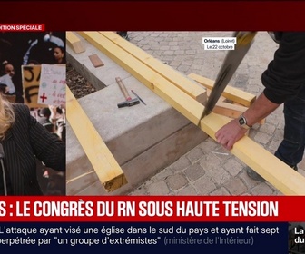 Replay BFM Grand Soir - Orléans : le congrès du RN sous haute tension - 23/10