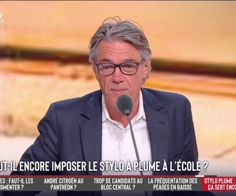 Replay Les Grandes Gueules - Doit-on encore apprendre aux enfants à écrire au stylo plume ?