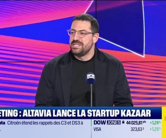 Replay Tech & Co Business - Marketing : Altavia lance la startup Kazaar - 21/01