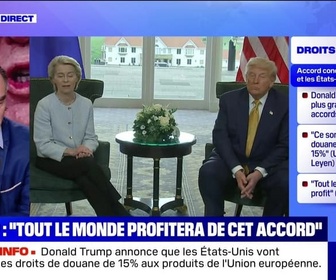 Replay News Box - Droits de douane : accord entre États-Unis et UE - 27/07