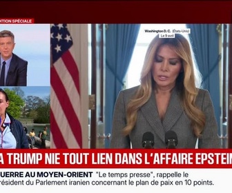 Replay Les émissions spéciales - Édition Spéciale - Melania Trump nie tout lien dans l'affaire Epstein - 09/04