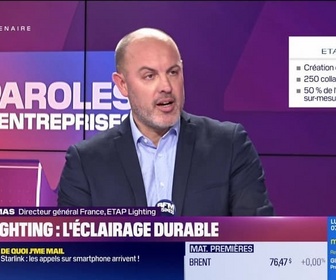 Replay Paroles d'entreprises - Benoit Gamas (ETAP Lighting) : l'éclairage durable - 04/01