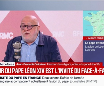 Replay Face à Face - Visite du pape: La Moselle est une terre de souffrance, la terre de Robert Schuman, explique l'historien des religions Jean-François Colosimo