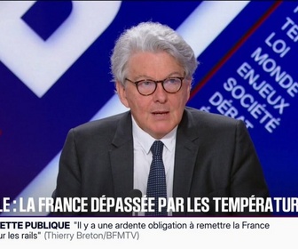 Replay BFM Politique - Cohue pour des climatiseurs dans des supermarchés: Ces incivilités sont révélatrices du fait qu'il faut qu'on remette de la discipline dans notre pays, assure Thierry Breton, ancien commissaire européen