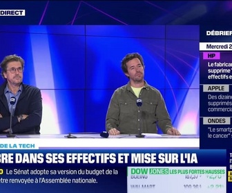 Replay Tech & Co, la quotidienne - HP sabre dans ses effectifs et mise sur l'IA - 26/11