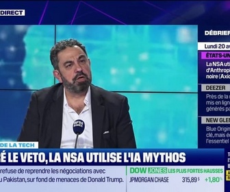 Replay Tech & Co, la quotidienne - Malgré le veto, la NSA utilise l'IA Mythos - 20/04