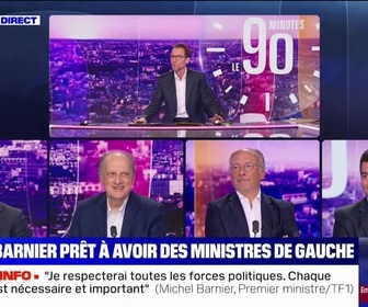 Replay Le 90 minutes - Barnier prêt à avoir des ministres de gauche - 06/09