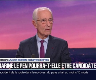 Replay 20H BFM - Réquisitions/Marine Le Pen: L'intention du parquet n'est pas d'éliminer Marine Le Pen du champ présidentiel, affirme Jean-Yves Le Borgne, avocat pénaliste au barreau de Paris