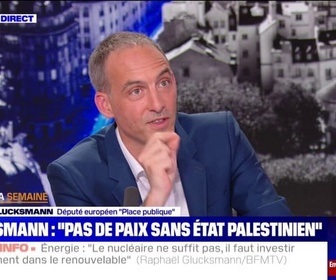 Replay C'est pas tous les jours dimanche - Guerre à Gaza: Vous n'aurez pas la paix tant qu'il n'y a pas de solution politique qui donne des droits aux Palestiniens, assure Raphaël Glucksmann (Place publique)