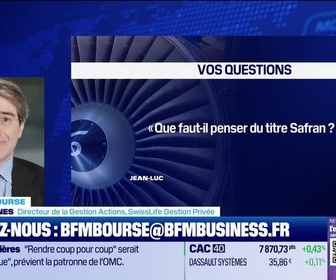 Replay BFM Bourse - Culture Bourse : Et Safran alors ?, par Antoine Larigaudrie - 23/01