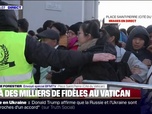 Replay Week-end première - Funérailles du pape: confusion et bousculades aux abords de la basilique Saint-Pierre de Rome