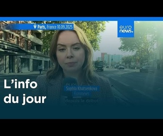 Replay L'info du jour | 10 septembre 2025 - Soir