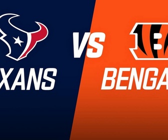 Replay Les résumés NFL - Week 10 : Houston Texans @ Cincinnati Bengals