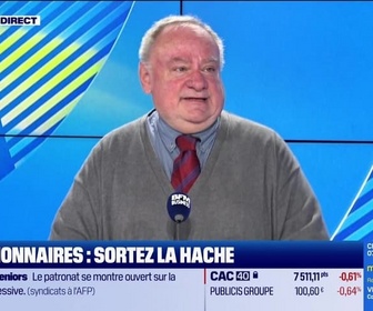 Replay Good Morning Business - L'Edito de Jean-Marc Daniel : Fonctionnaires, sortez la hache - 30/10