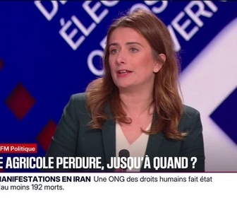 Replay BFM Politique - Marine Tondelier (Les Écologistes) estime que l'agriculture française vit une crise structurelle