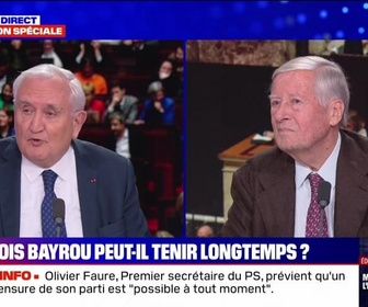 Replay BFM Story - Face à Duhamel : Jean-Pierre Raffarin - François Bayrou peut-il tenir longtemps ? - 16/01