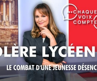 Replay Chaque voix compte - Colère lycéenne, le combat d'une jeunesse désenchantée