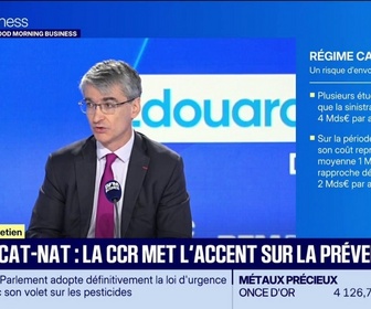 Replay Good Morning Business - Régime Cat-Nat : la CCR met l'accent sur la prévention