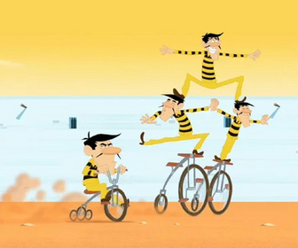 Replay Les Dalton en roue libre