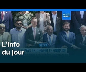 Replay L'info du jour | 8 novembre 2025 - Mi-journée