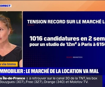 Replay C'est votre vie - Plus de 1.000 candidatures pour un studio parisien de 12m2: le marché de la location va mal