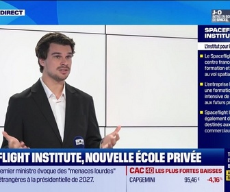 Replay Good Morning Business - Le Pitch : Spaceflight Institute forme des astronautes - 12/06