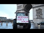 Replay Des agriculteurs français manifestent à Paris contre l'accord UE-Mercosur avec des tracteurs