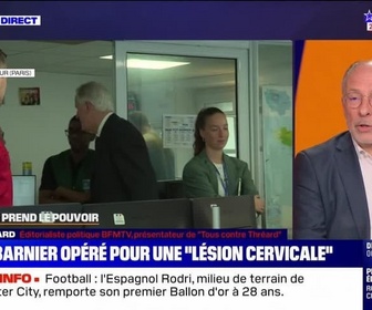 Replay Perrine jusqu'à minuit - Barnier opéré pour une lésion cervicale - 28/10