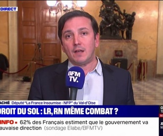 Replay BFM Story - Abrogation du droit du sol à Mayotte: Ça ne sert à rien, c'est simplement là pour remettre en cause un principe fondamental de la République, affirme Aurélien Taché (LFI)