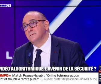 Replay BFM Politique - Surveillance par vidéo algorithmique: Laurent Nuñez favorable à la reconduction de l'expérimentation